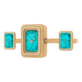 Reloj Fossil Raquel Watch Ring Cuarzo Acero Inoxidable Mujer